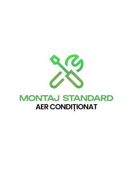 Montaj standard aparat aer conditionat, clasa 7000 - 12000 BTU cu kit de instalare inclus
